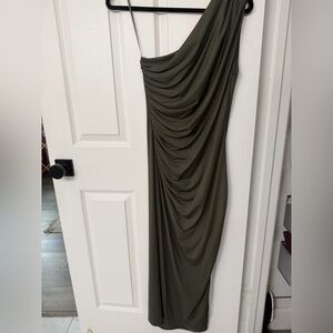 Zara NEW One-Shoulder Dress